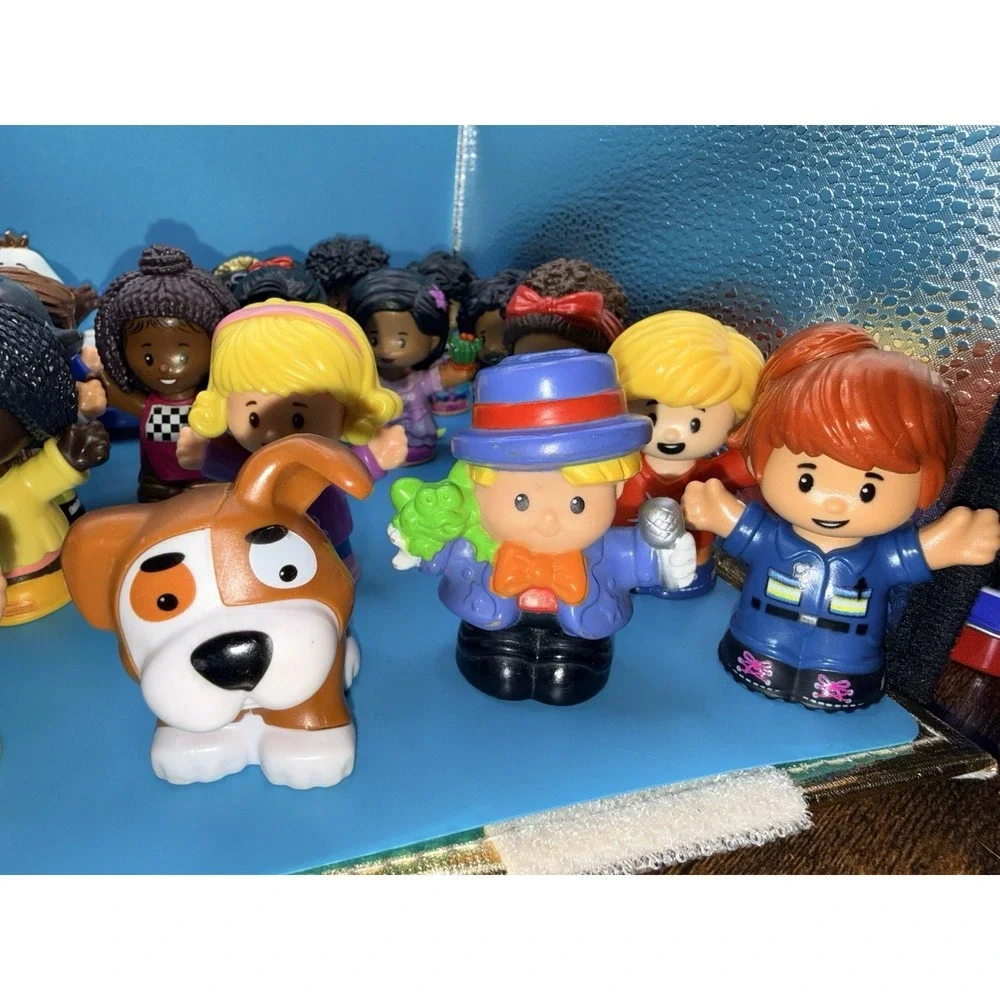 Fisher Price Little People Mixed Lot 31 Figures Dog Police Car Disney DC Encanto